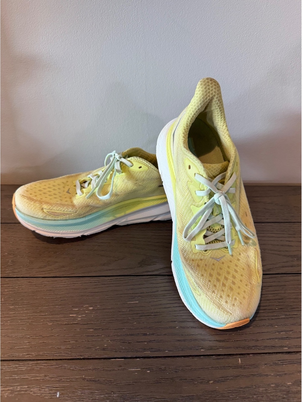 Hoka One One Yellow Running Shoes Women’s Size 8B